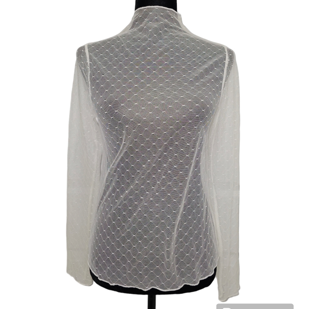 Show me your Mumu, Women's Size Small Sheer Blouse - Picture 1 of 10